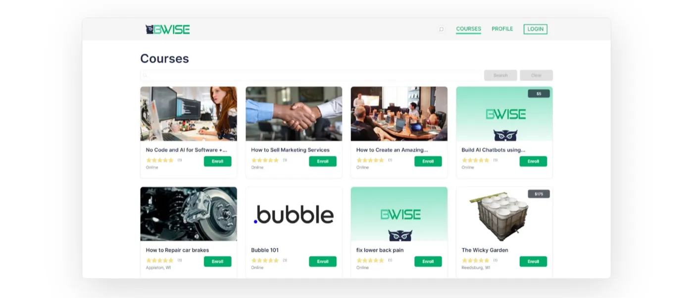BWISE — Hero product view